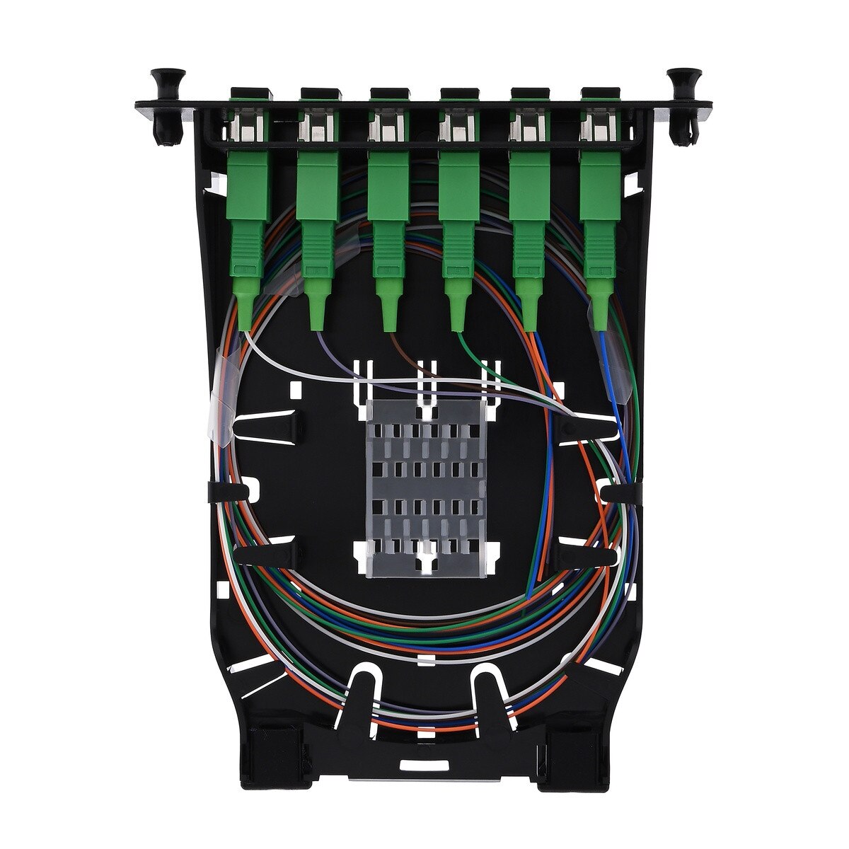 HD Splice Cassette, 06 Fiber, Simplex, SC/APC, 9 µm OS2, 1 m Pigtails 2